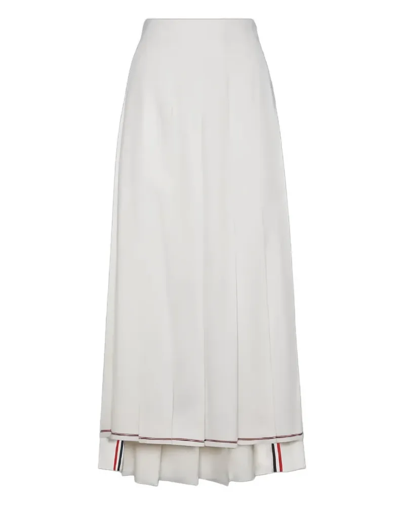 Thom Browne Rock mit Falten - Weiß Weiß