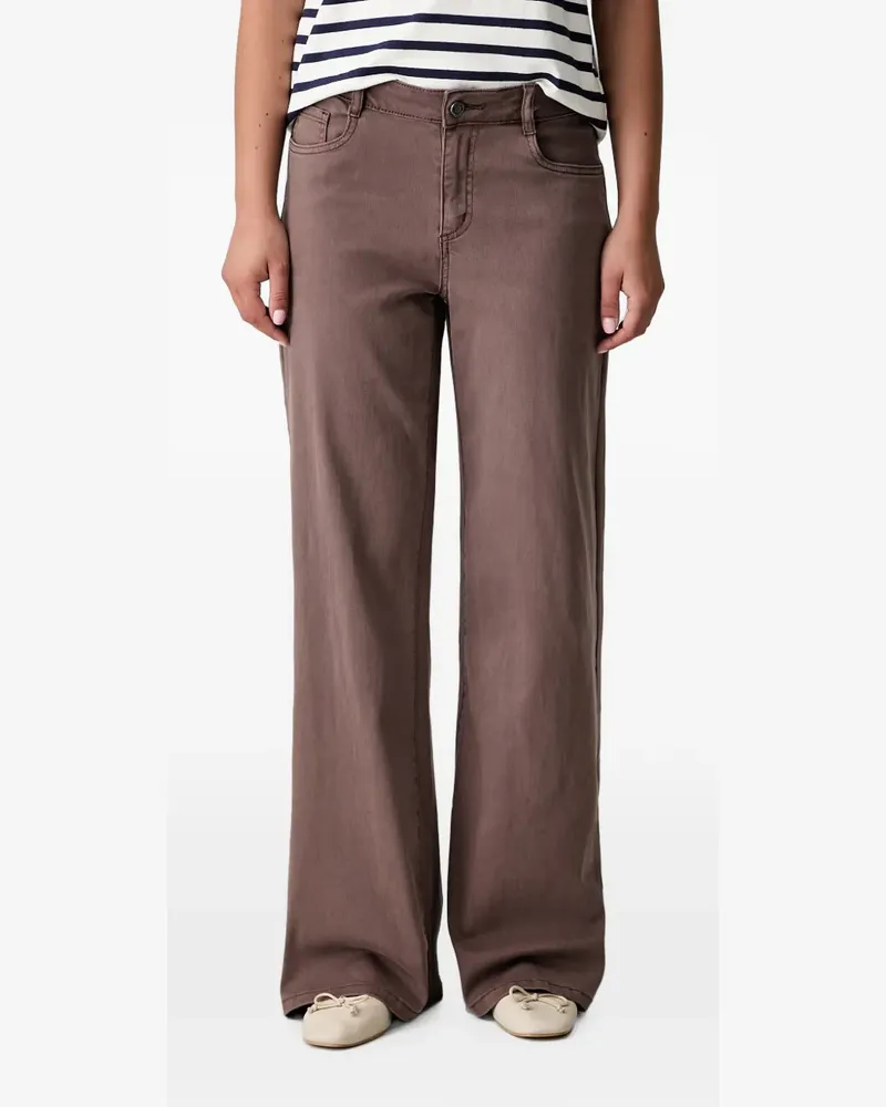 Joseph Ribkoff Goldie Wide-Leg-Jeans - Braun Braun