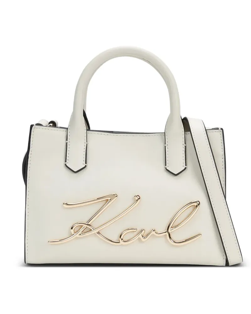 Karl Lagerfeld Schmale K/Signature Tote Bag - Nude Nude