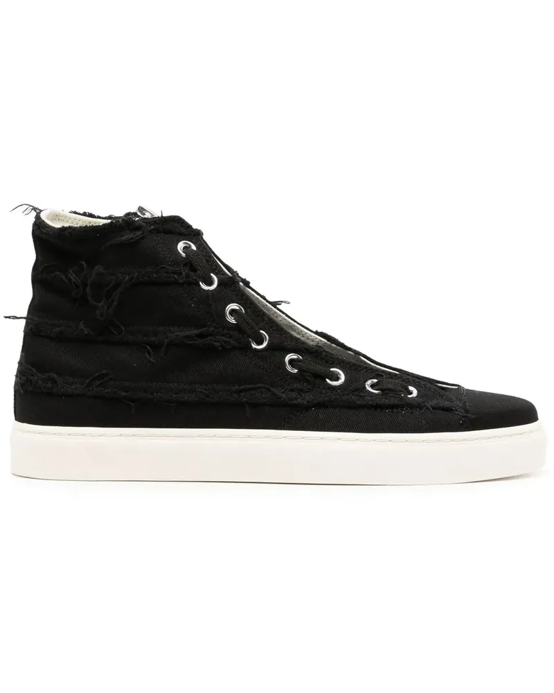 Undercover High-Top-Sneakers mit Reißverschluss - Schwarz Schwarz
