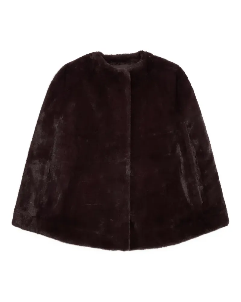 APPARIS Sloane faux-fur cape - Rot Rot