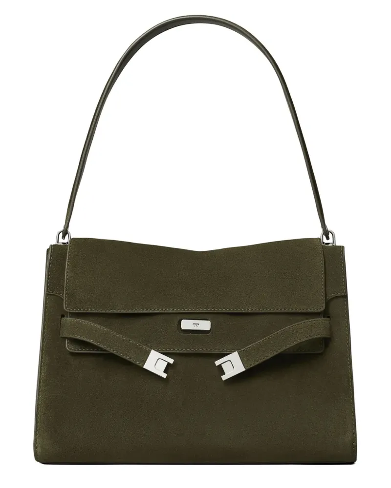 Tory Burch large Lee Radziwill suede shoulder bag - Grün Grün