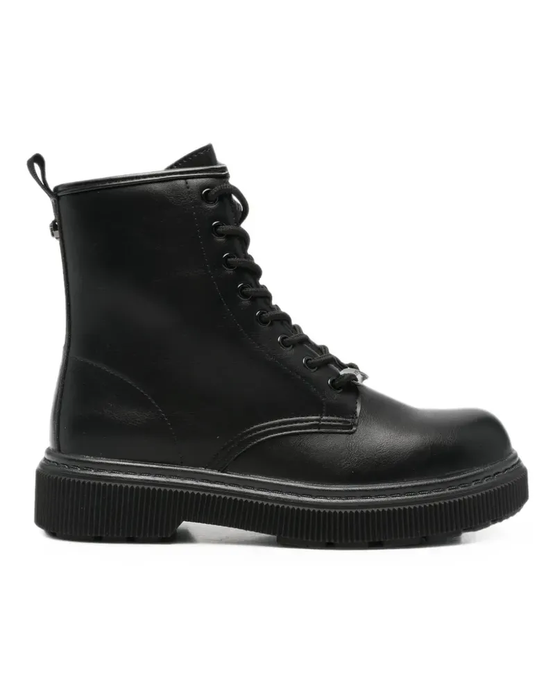 CAFèNOIR  lace-up ankle boots - Schwarz Schwarz