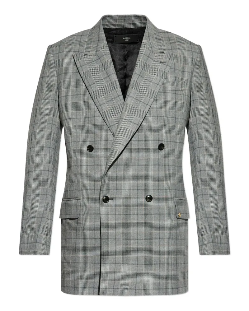 Amiri double-breasted blazer - Grau Grau