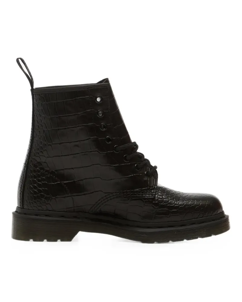 Dr.Martens 1460 Croco ankle boots - Schwarz Schwarz