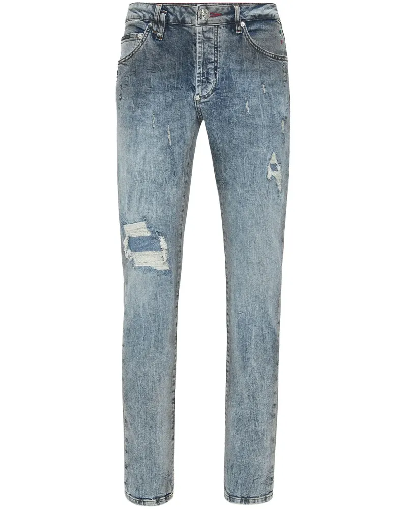Philipp Plein Cars Racing Jeans - Blau Blau