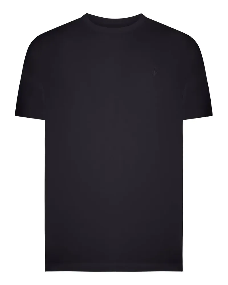 J.W.Anderson T-Shirt mit Ankerstickerei - Schwarz Schwarz