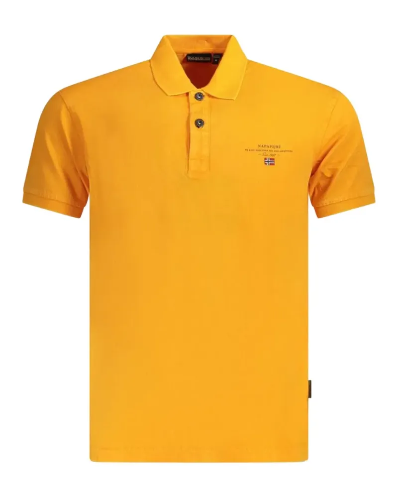 Napapijri logo-detail polo shirt - Orange Orange