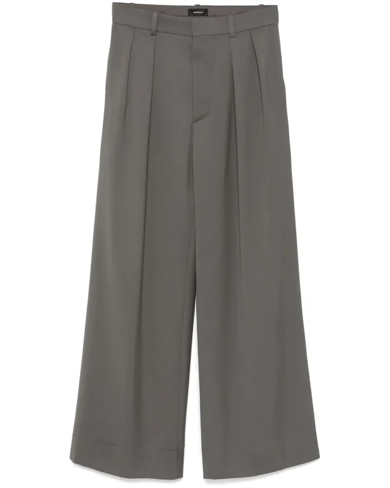 WARDROBE.NYC Tief sitzende Hose - Grau Grau