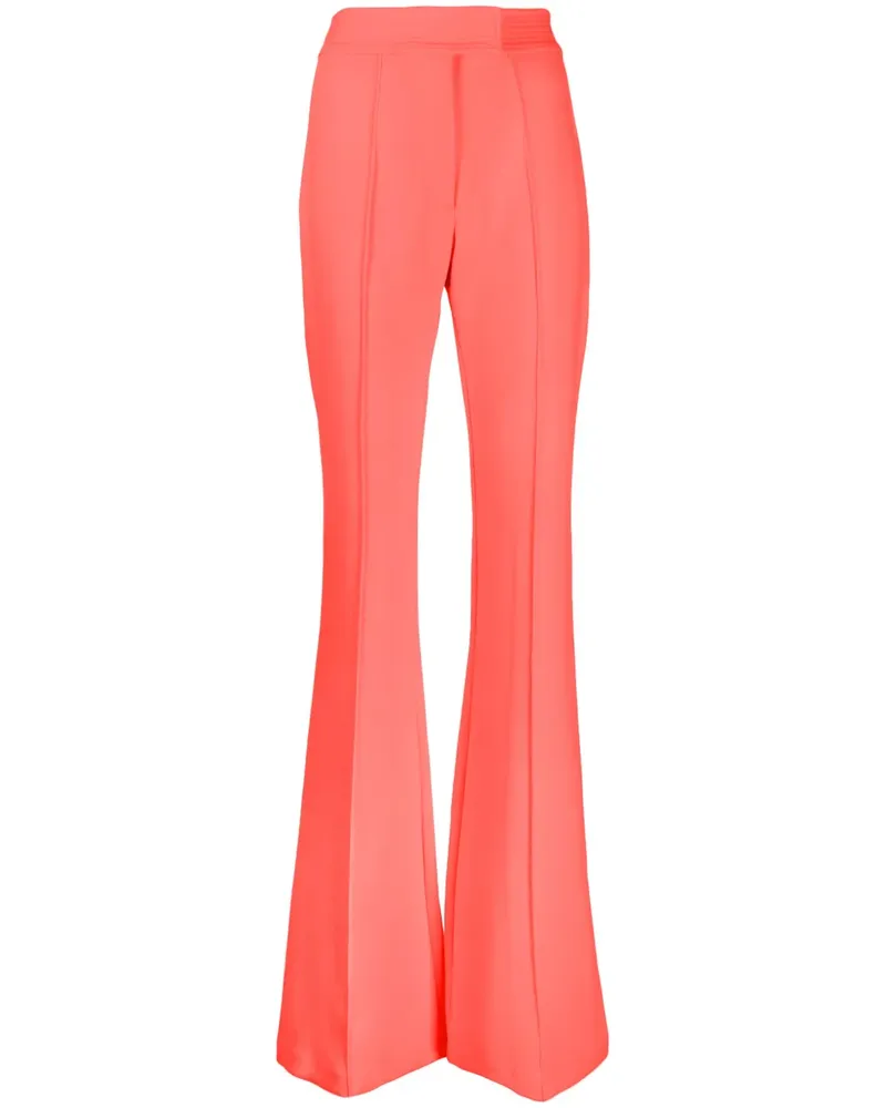 Alex Perry Ausgestellte High-Waist-Hose - Rot Rot