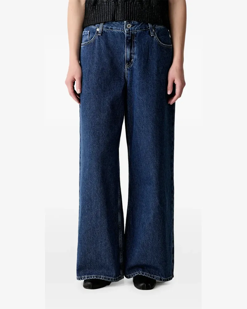 Karl Lagerfeld wide-leg jeans - Blau Blau