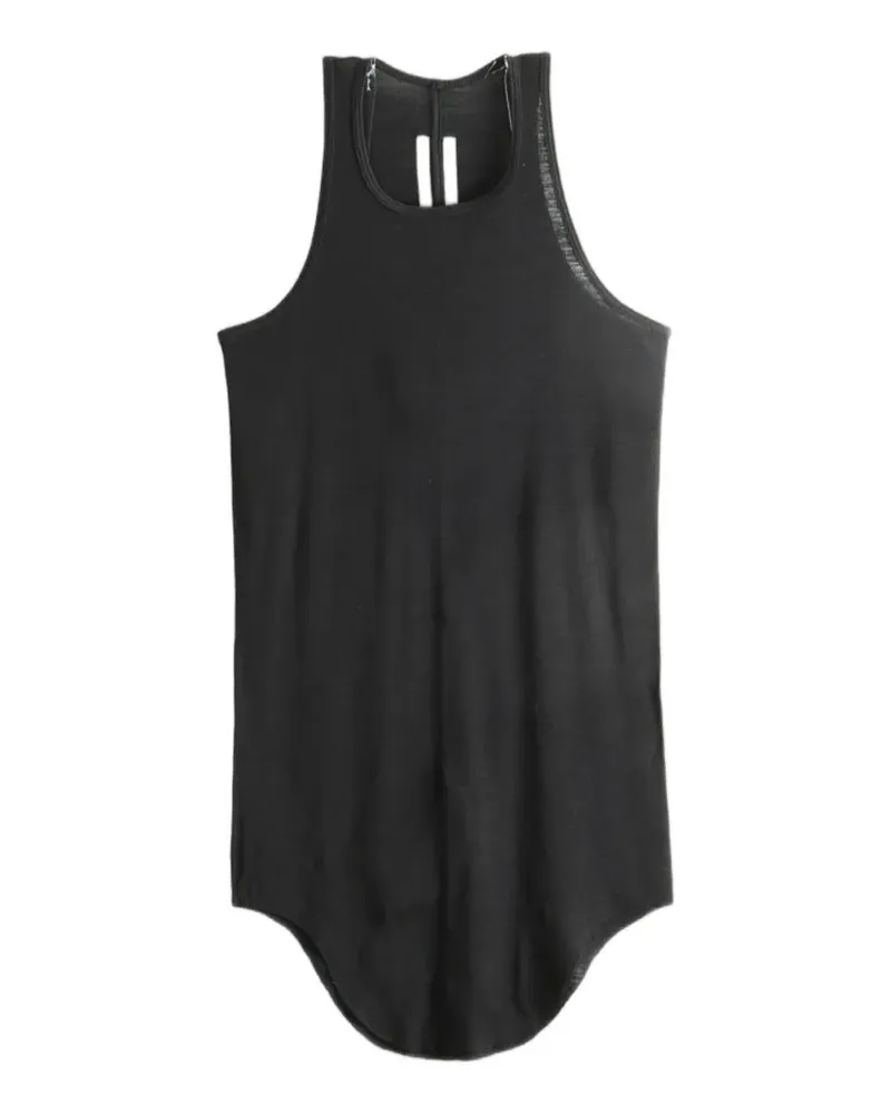 Rick Owens Racerback-Tanktop mit abgerundetem Saum - Schwarz Schwarz