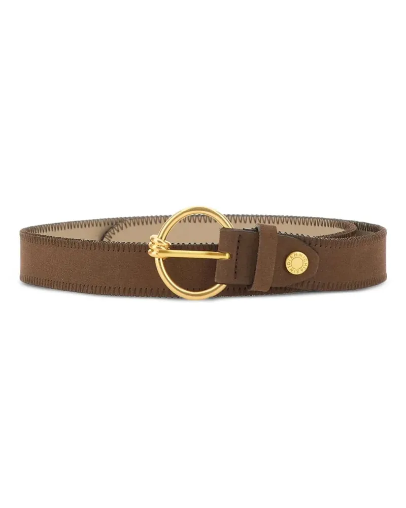 Gianni Chiarini Klassischer Wildledergürtel - Braun Braun