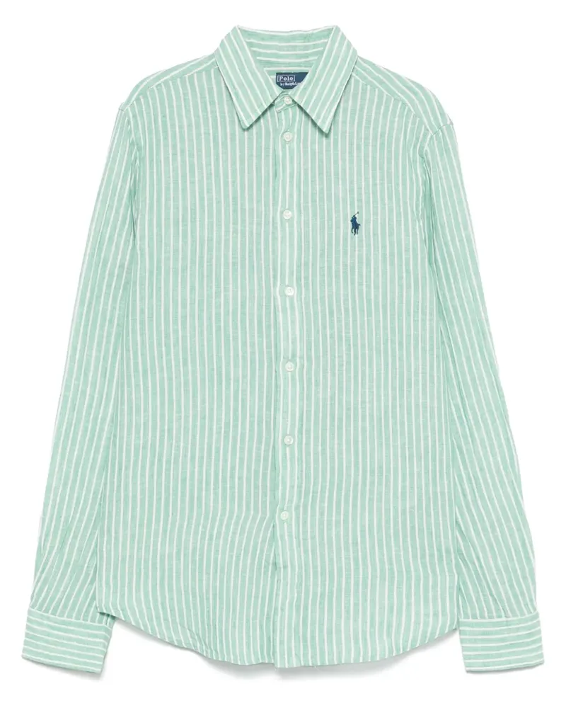 Ralph Lauren Gestreiftes Hemd - Grün Grün
