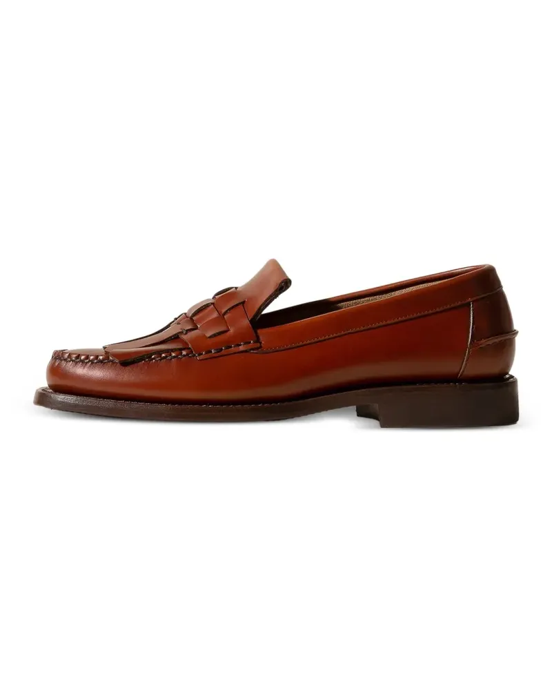 HEREU Marti Loafer mit geflochtenen Fransen - Braun Braun