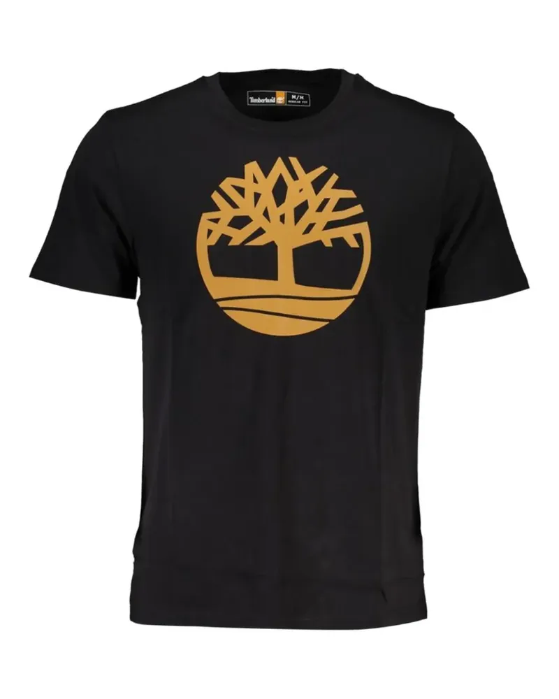 Timberland T-Shirt mit Logo-Print - Schwarz Schwarz