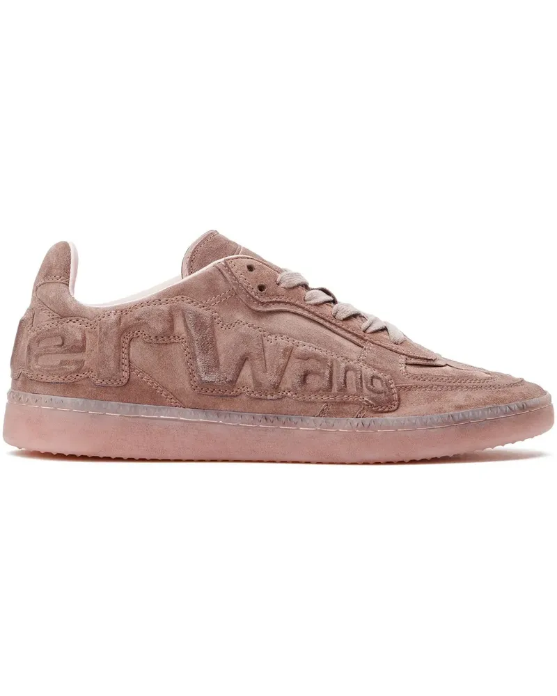 Alexander Wang Lex Sneakers aus Wildleder mit Logo-Prägung - Rosa Rosa