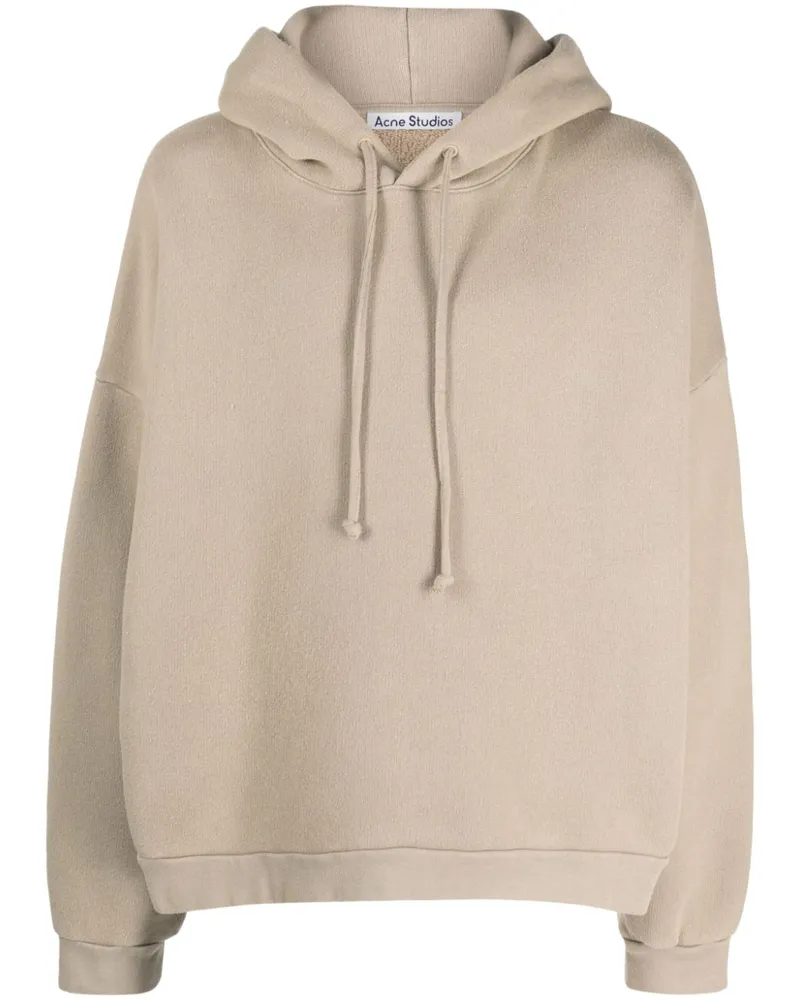 Acne Studios Hoodie mit Logo-Print - Grau Grau