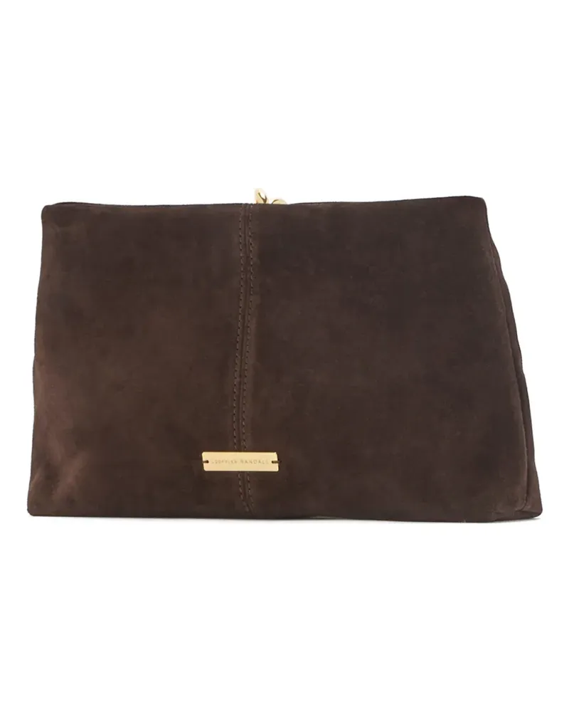 Loeffler Randall Geraffte Corrine Clutch - Braun Braun