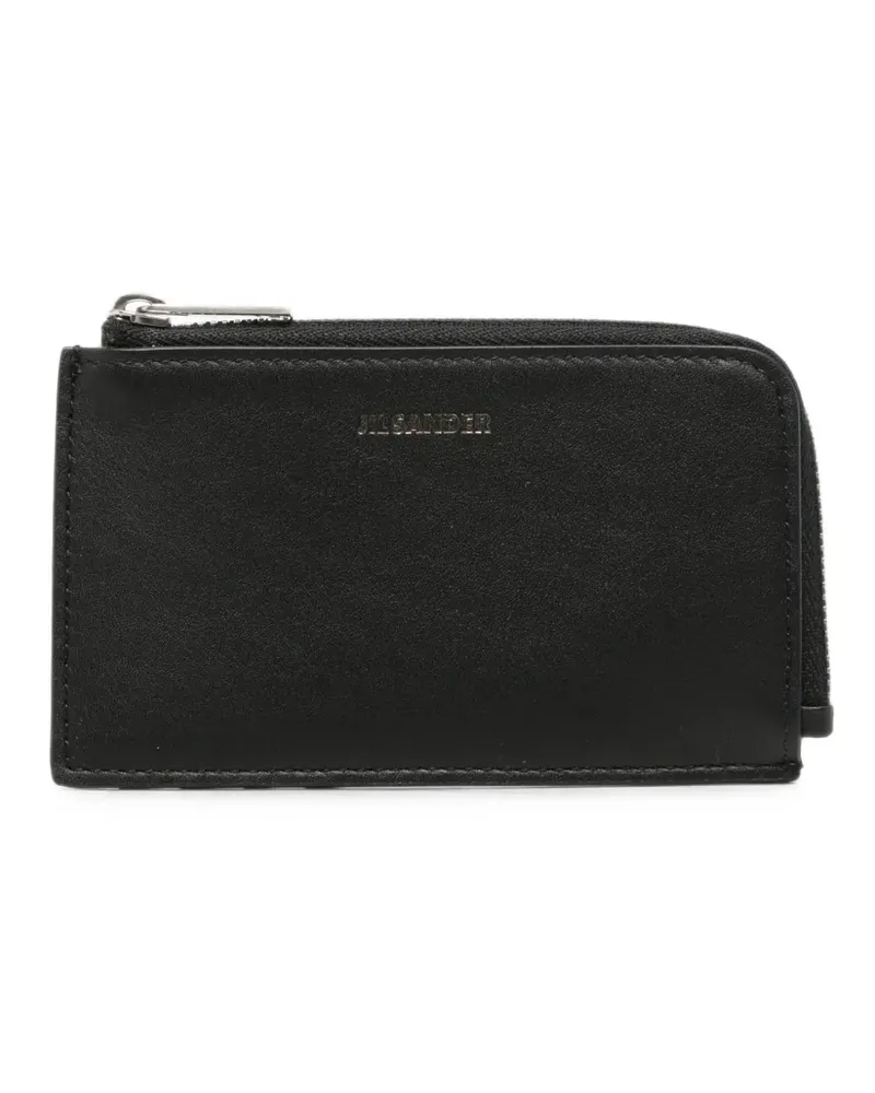 Jil Sander logo-print cardholder - Schwarz Schwarz