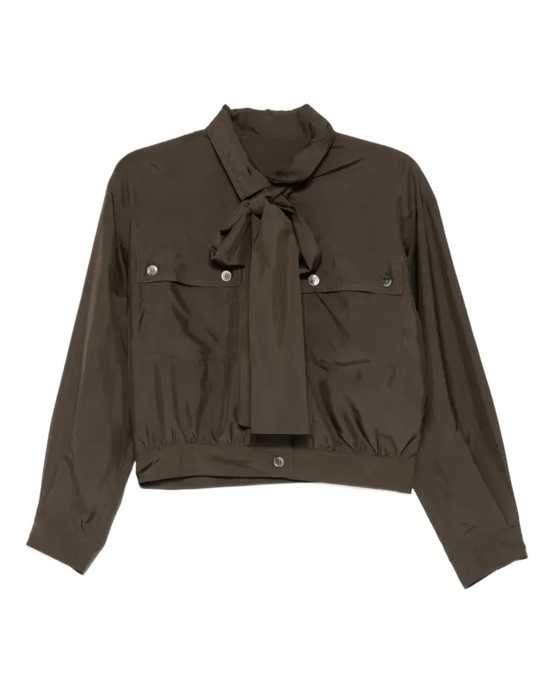 JNBY Jacke mit Schleifenkragen - Braun Braun