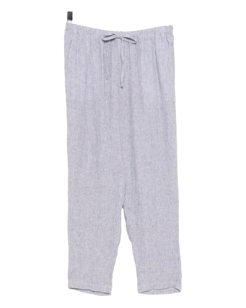 Eileen Fisher linen cropped trousers - Grau Grau