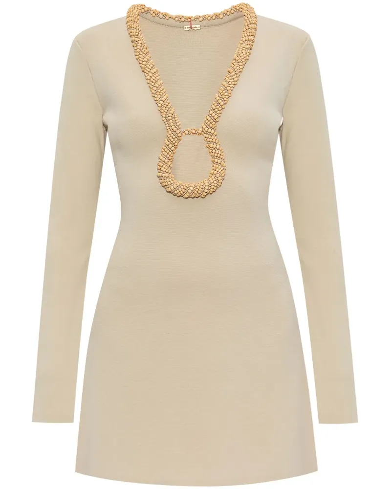 Cult Gaia Zev Minikleid - Nude Nude