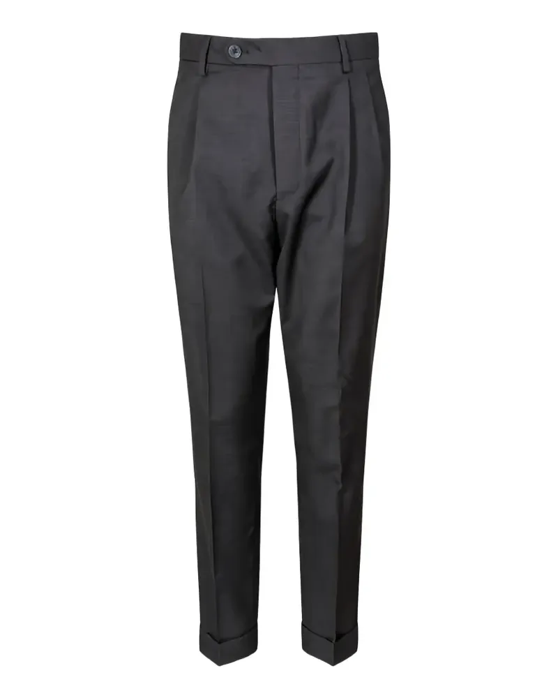 GTA pleated turned-up trousers - Braun Braun