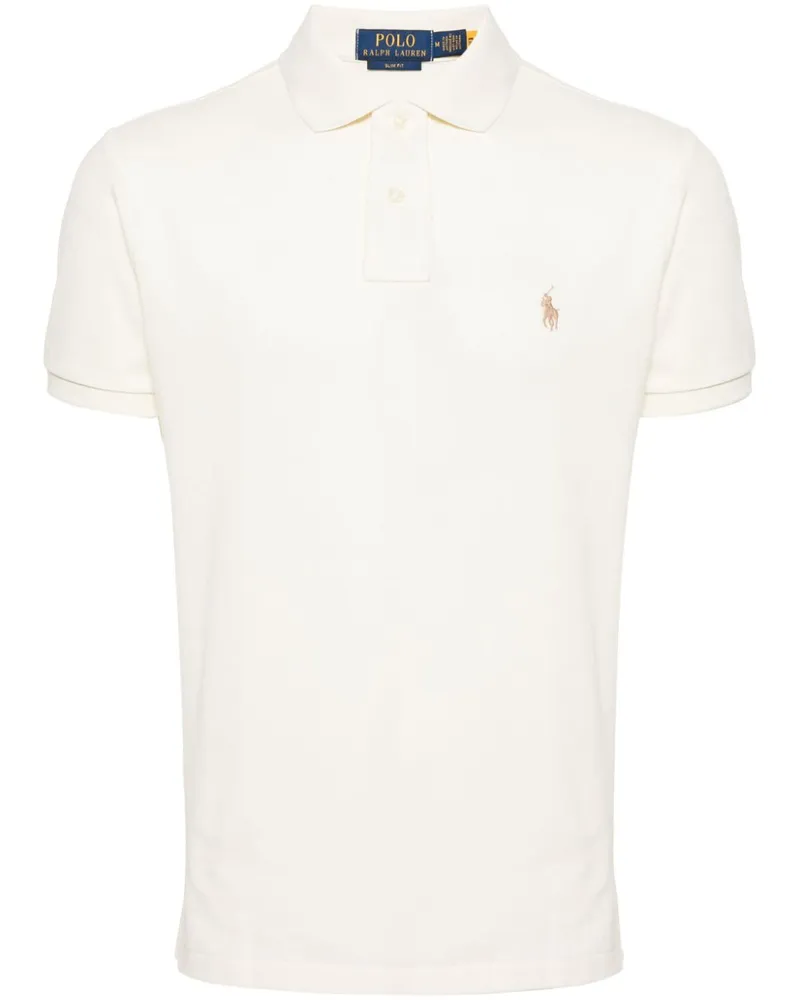 Ralph Lauren Poloshirt mit Pony-Stickerei - Nude Nude