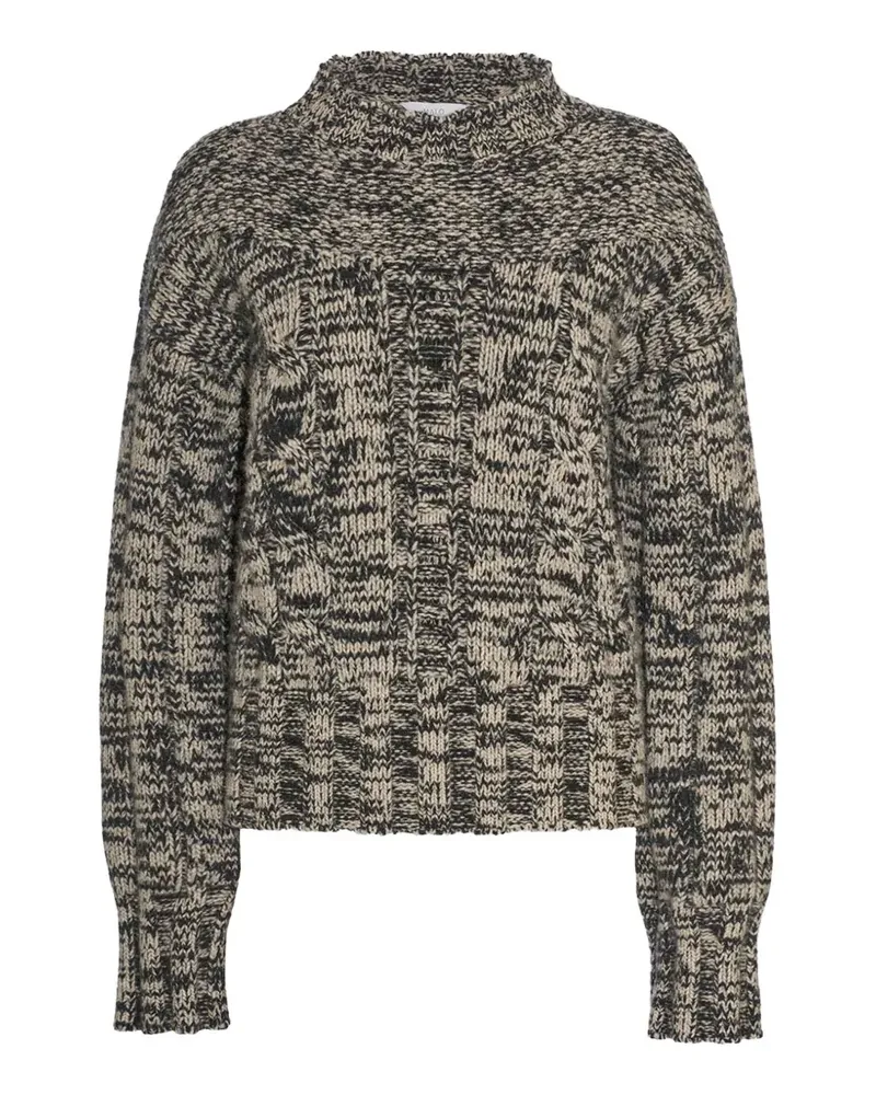 Malo Pullover mit Zopfmuster - Nude Nude