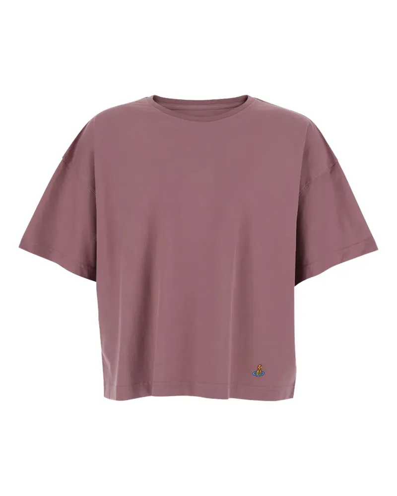 Vivienne Westwood T-Shirt mit Stickerei - Violett Violett