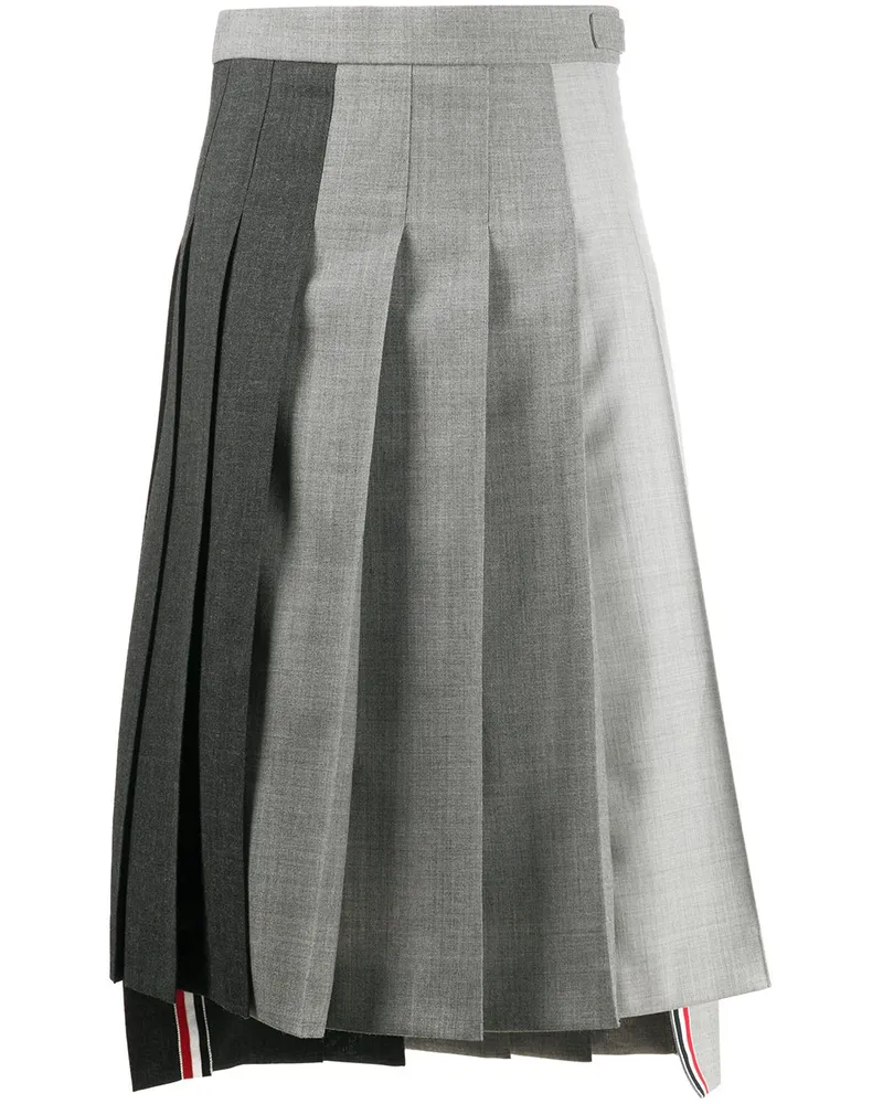 Thom Browne Rock mit Falten - Grau Grau