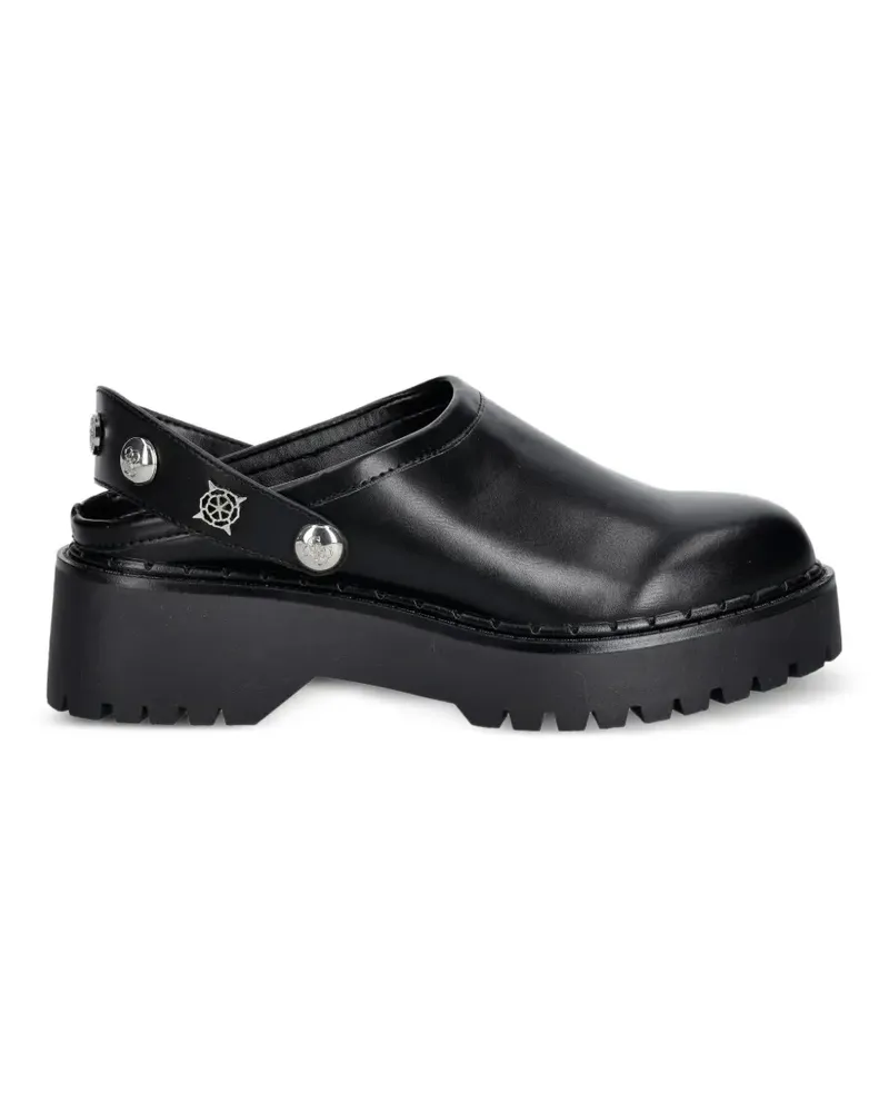 Guess studded platform clogs - Schwarz Schwarz