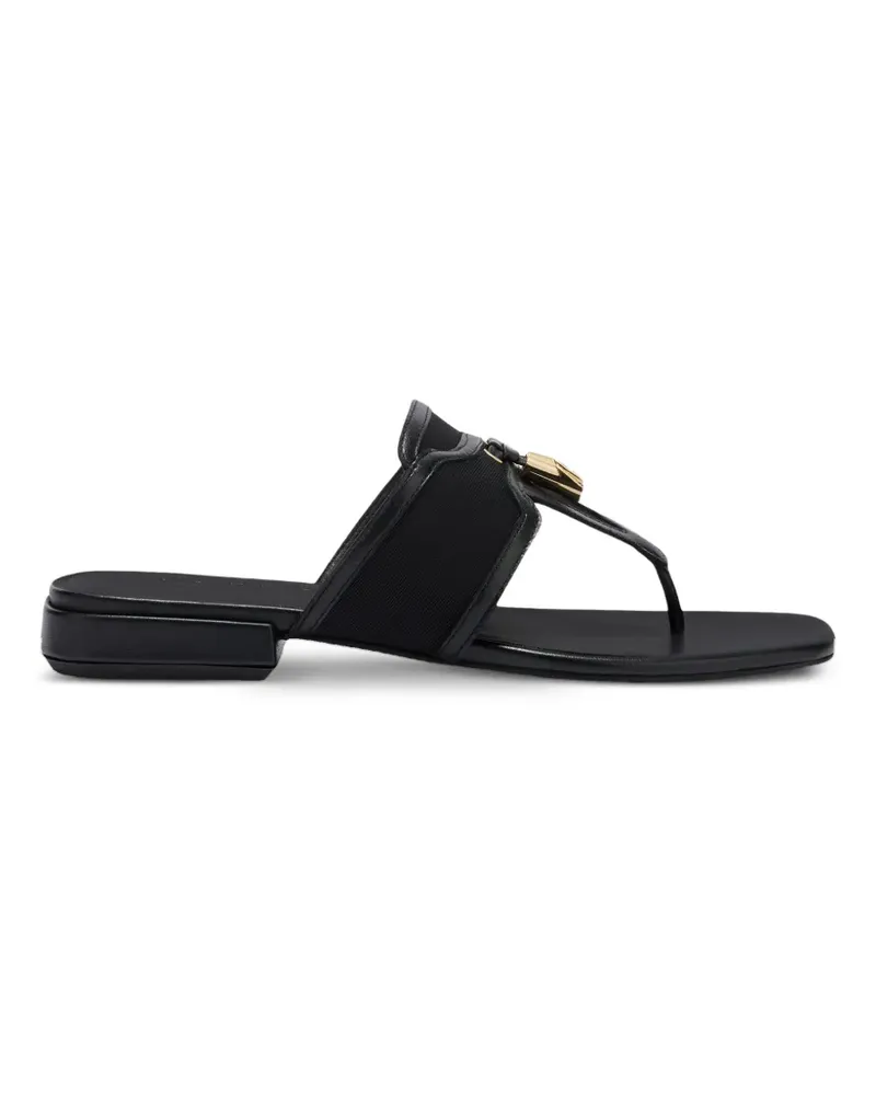 Furla charm-detail sandals - Schwarz Schwarz
