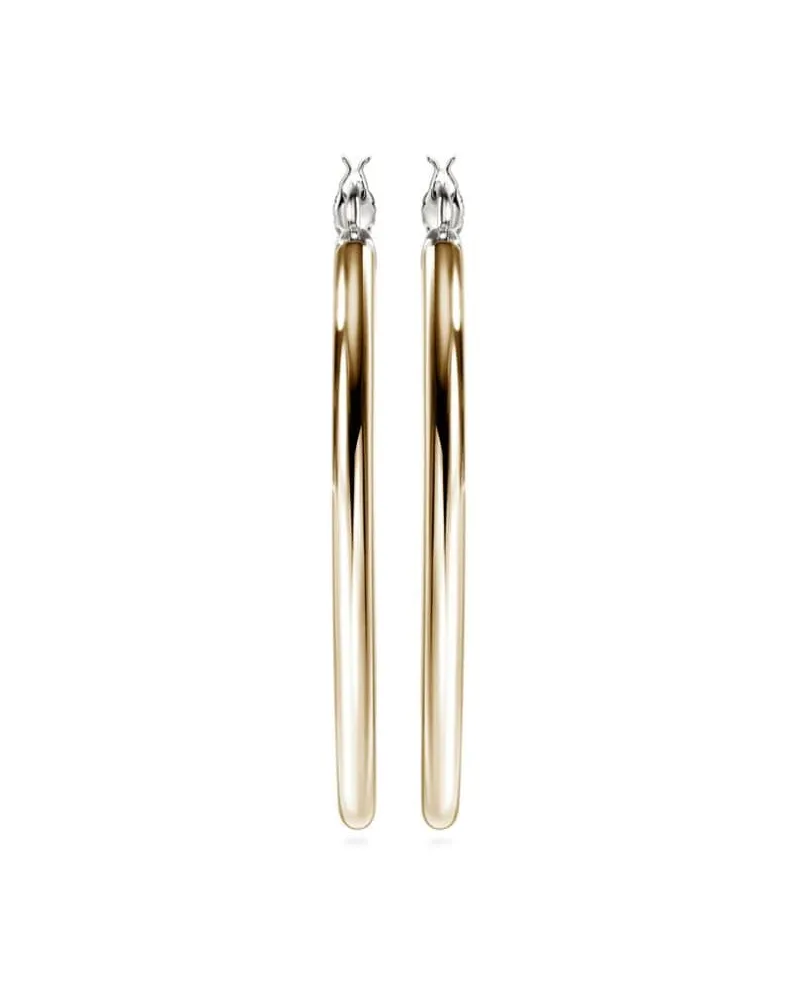 John Hardy 14kt JH Essential Goldcreolen Gold