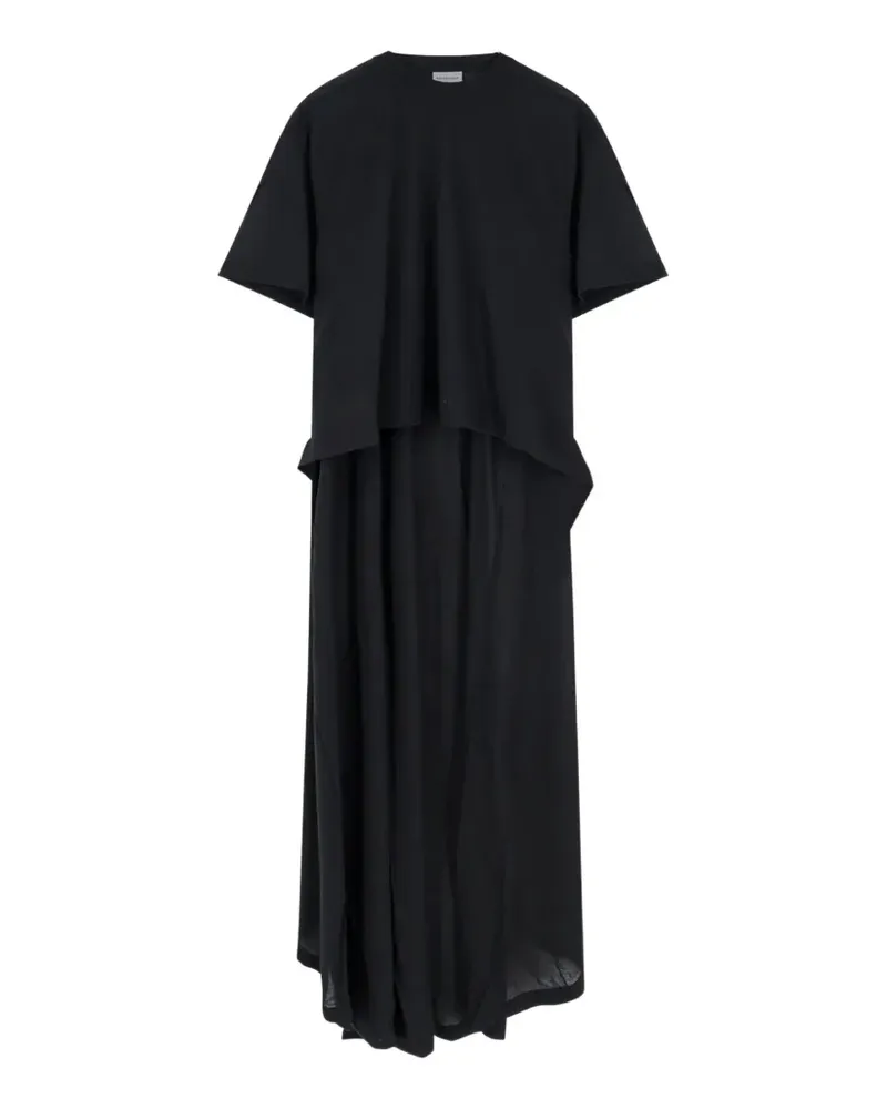 Balenciaga drop cotton t-shirt - Schwarz Schwarz