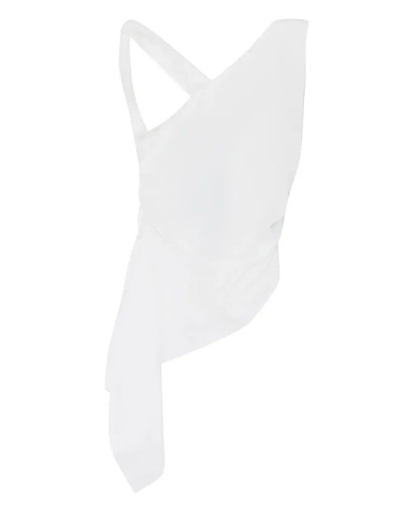 RHUDE Drapierte Bluse - Weiß Weiß