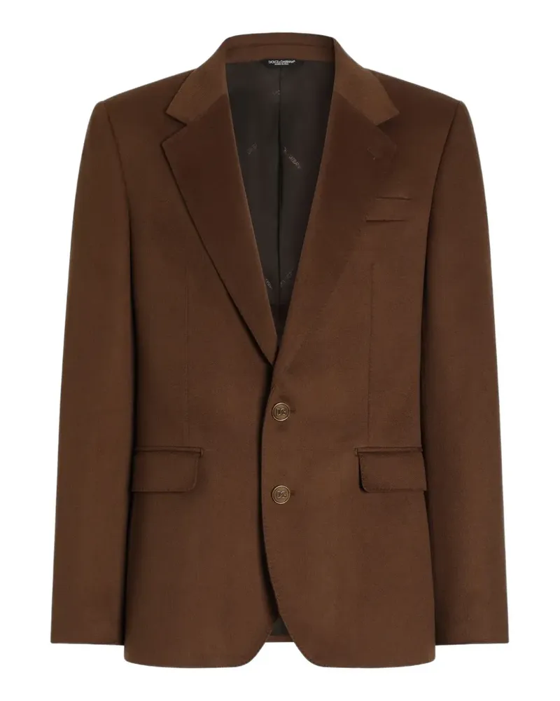 Dolce & Gabbana Leichte Sicilia Jacke aus Kaschmir - Braun Braun