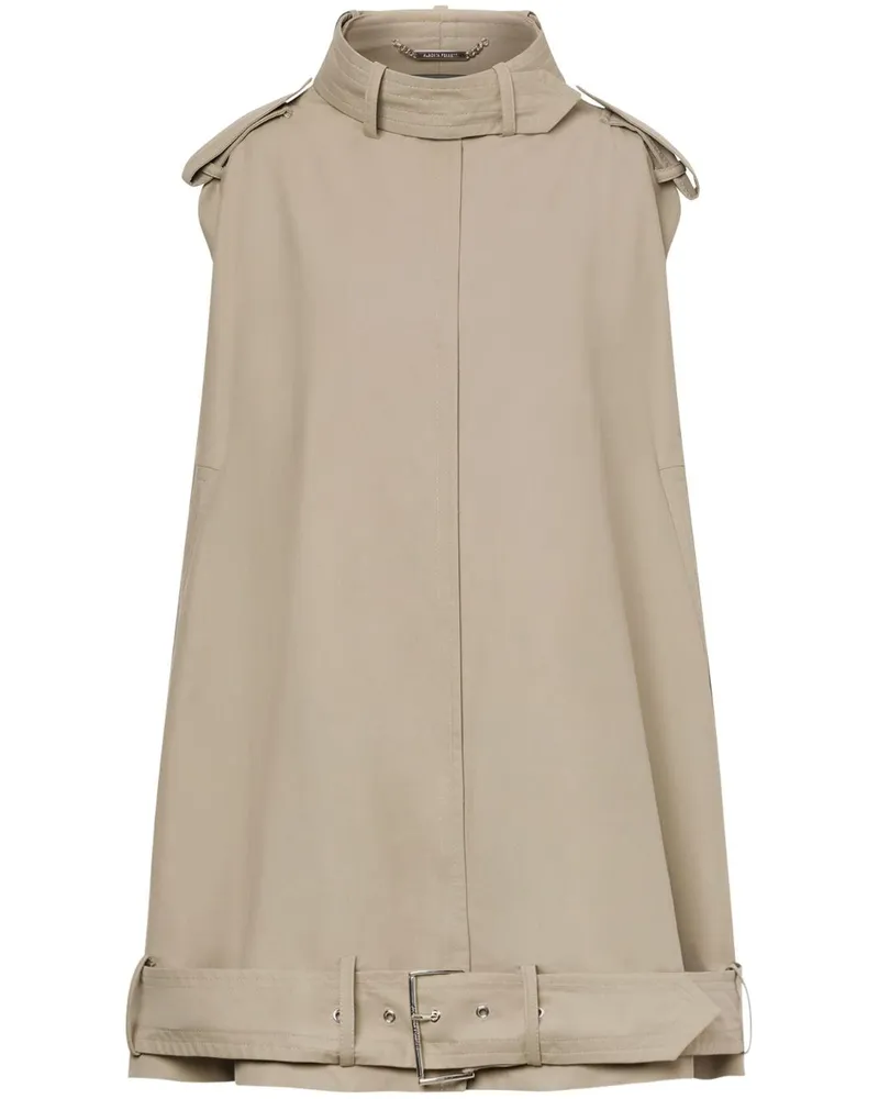Alberta Ferretti Cape mit Gürtel - Nude Nude