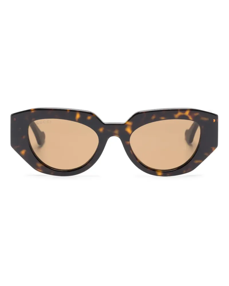 Gucci Brille in Schildpattoptik - Braun Braun