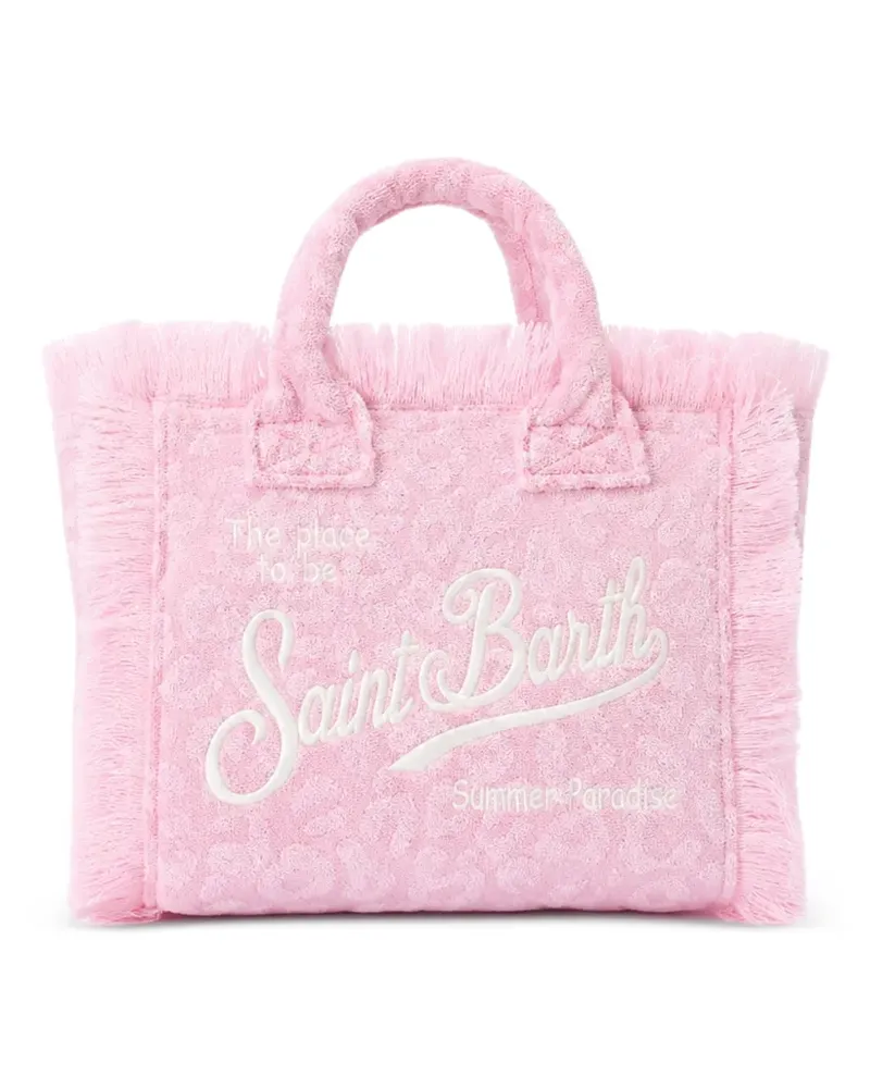 MC2 Saint Barth Mini-Tote Bag mit Leopardenprägung - Rosa Rosa