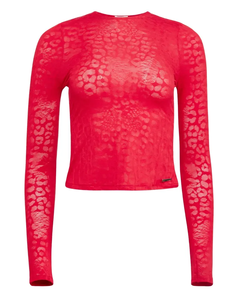 Fleur Du Mal Butter Langarmshirt - Rot Rot