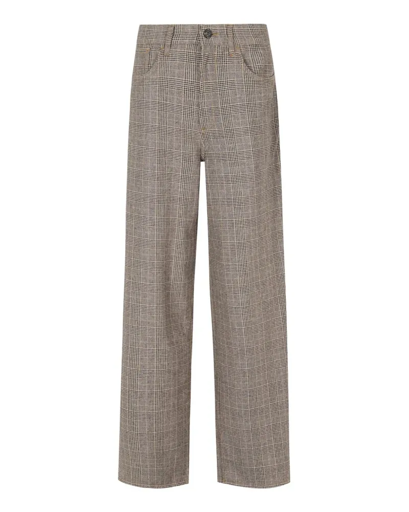 Department 5 Hose mit Prince of Wales-Karo - Grau Grau