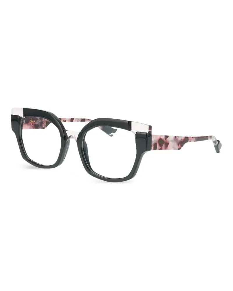 Face à Face Boccachance Brille mit geometrischem Gestell - Schwarz Schwarz