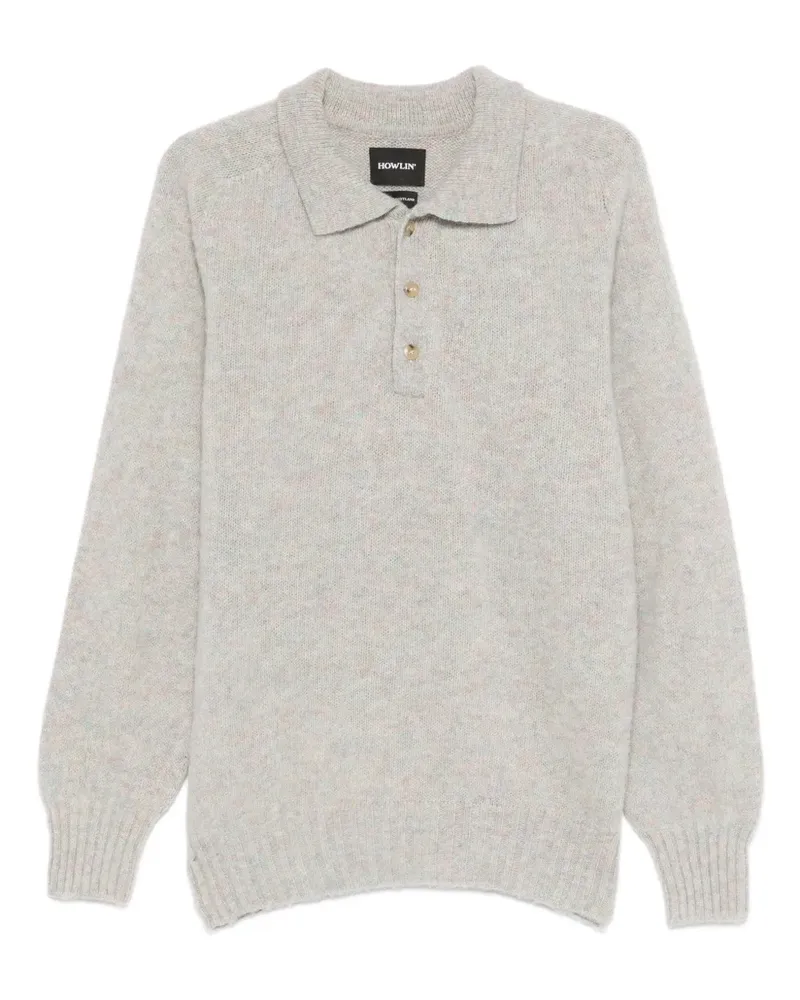 Howlin' Ghost Pressure buttoned polo shirt - Grau Grau