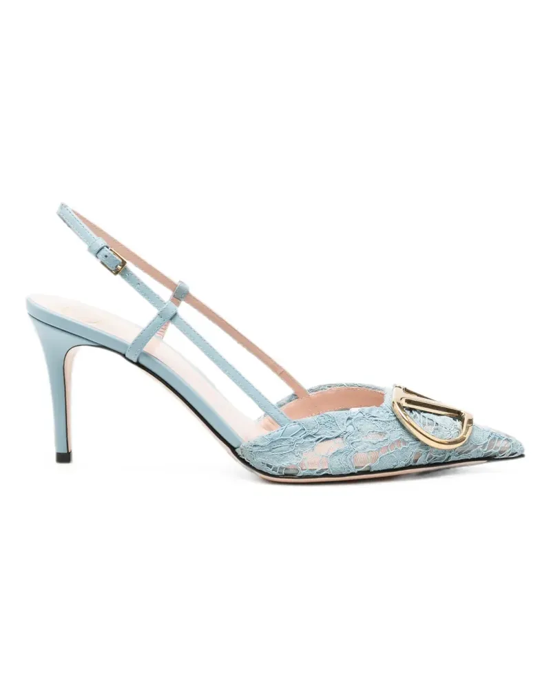 Valentino Garavani Pumps mit Schnürung - Blau Blau
