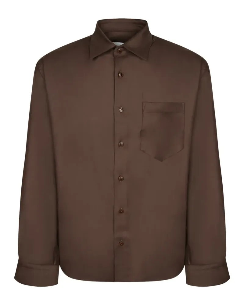 Costumein chest-pocket shirt - Braun Braun
