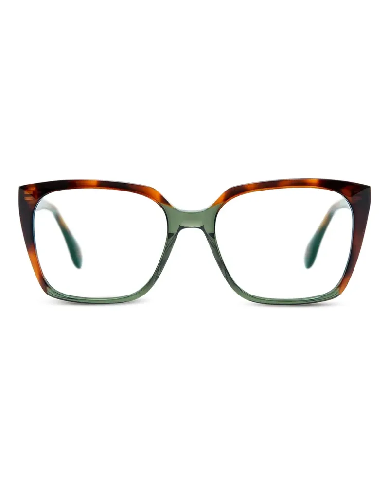 GIGI STUDIOS Ara Brille mit eckigem Gestell - Braun Braun