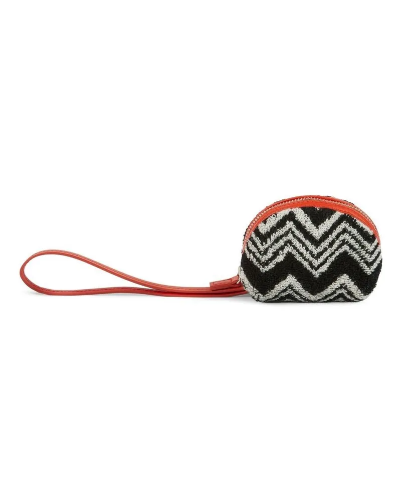 Missoni Home Portemonnaie mit Zickzackmuster - Schwarz Schwarz