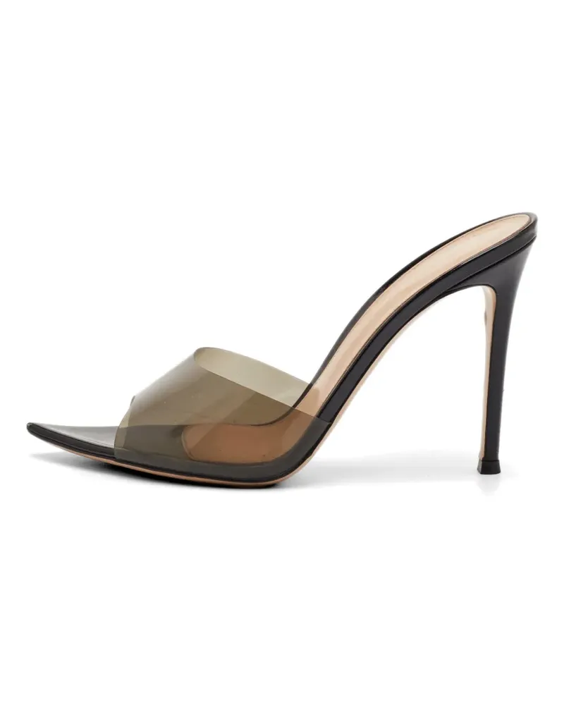 Gianvito Rossi Elle slip-on sandals - Schwarz Schwarz
